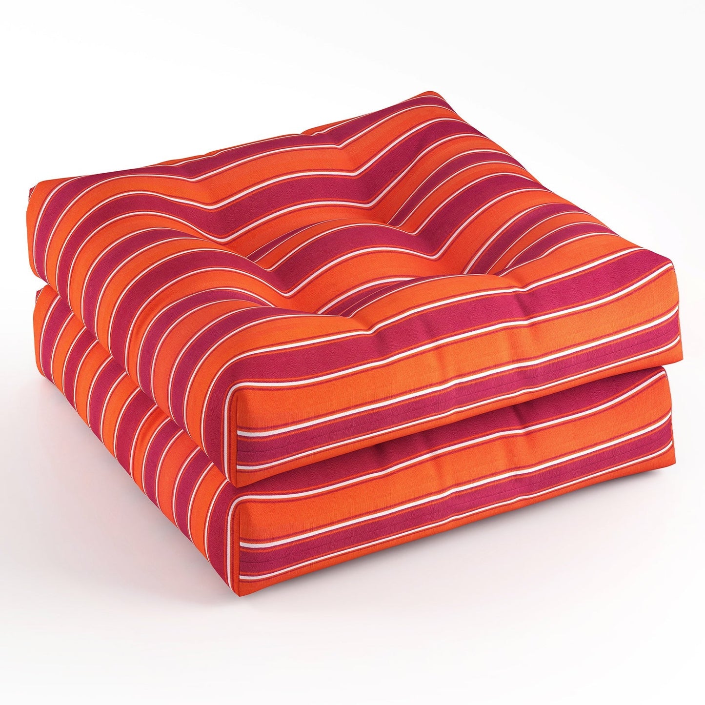 21 Inch x 21 Inch Patio Chair Seat Cushion Pads for Indoor and Outdoor