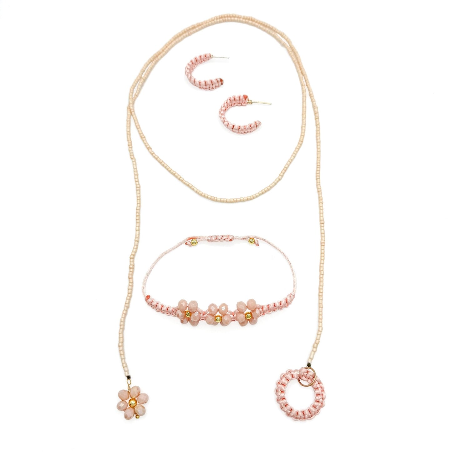 Peach Blossom earrings