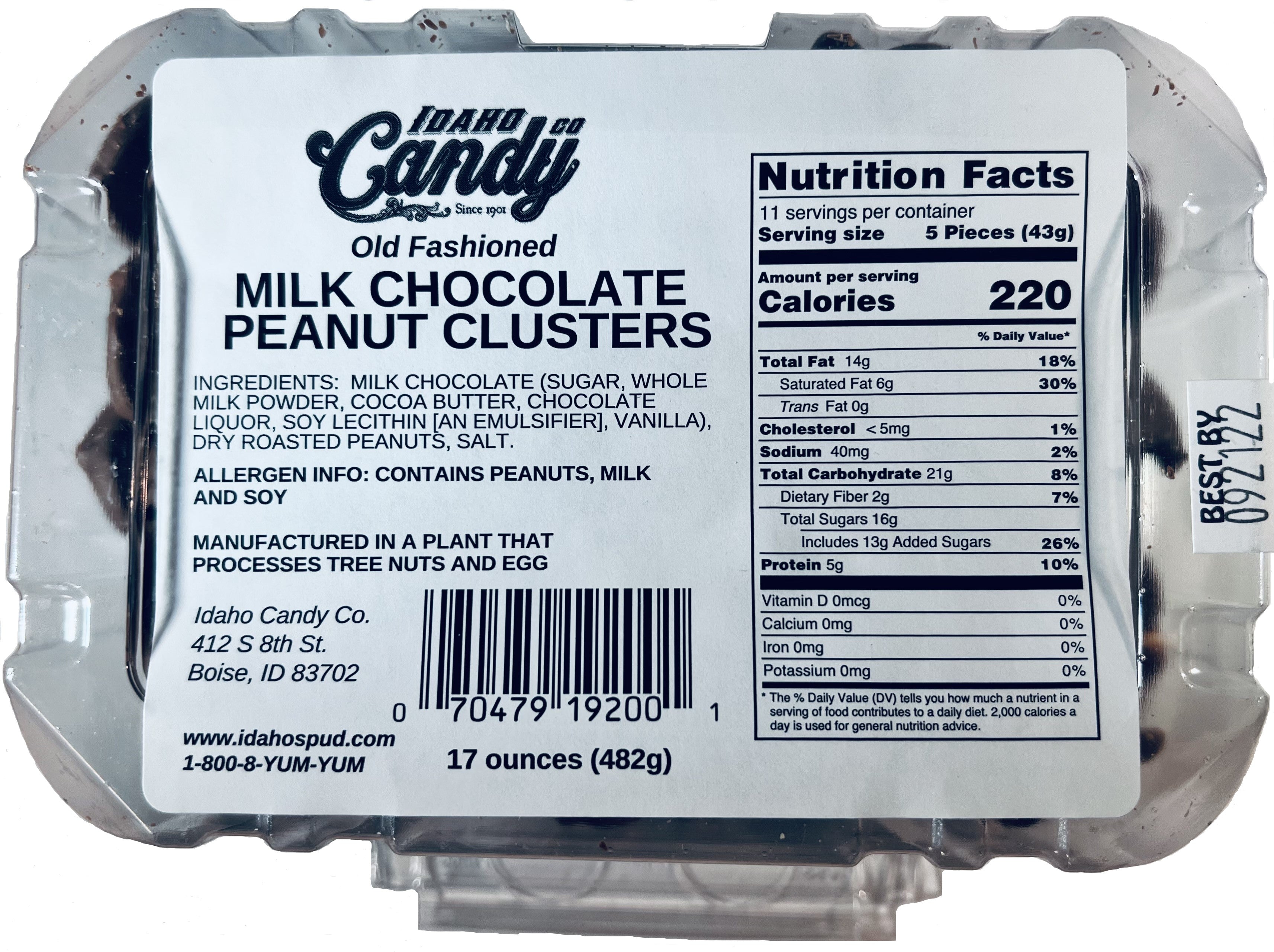 Chocolate Peanut Clusters - Tub - 17oz