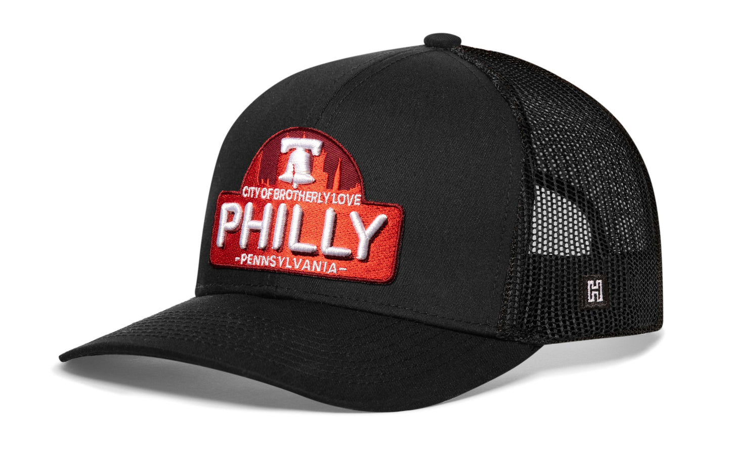 Philly City of Brotherly Love Trucker Hat  |  Cityscape Snapback