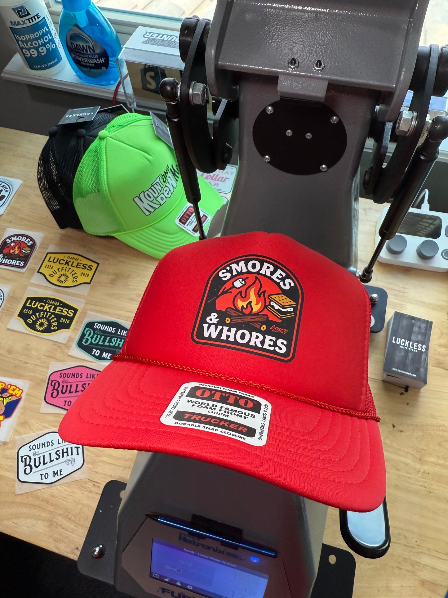 Smores & Whores Trucker Hat