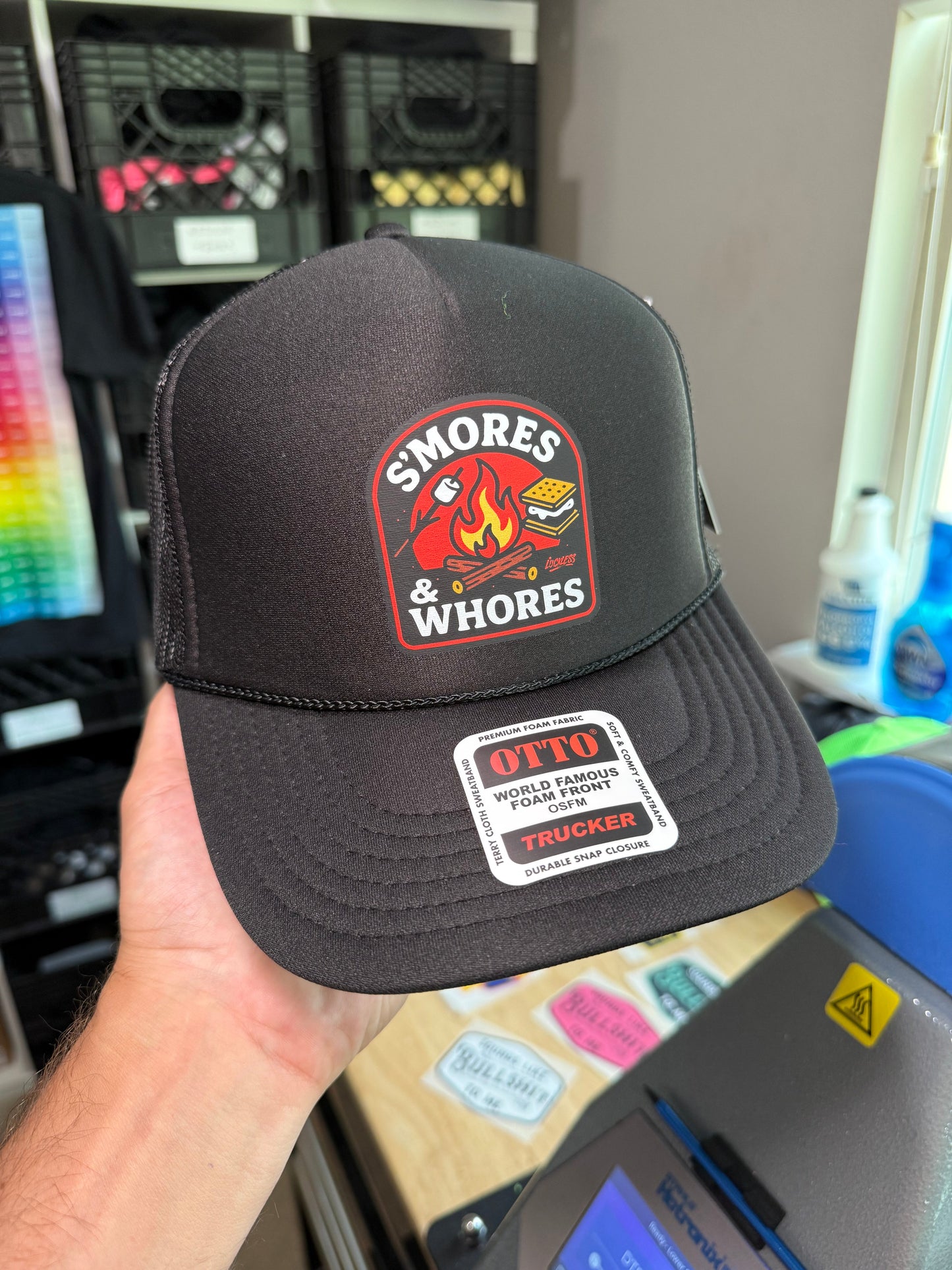 Smores & Whores Trucker Hat