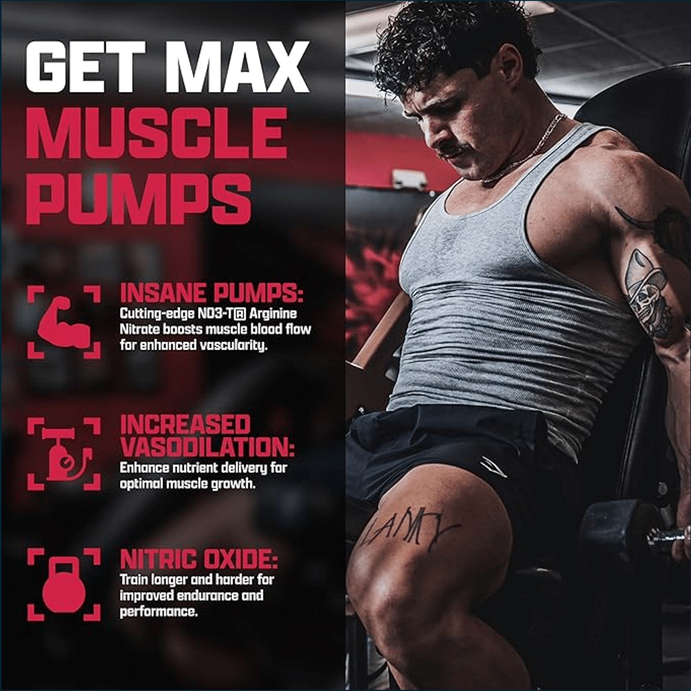 Nutrex Niox Nitric Oxide, 90 Caps