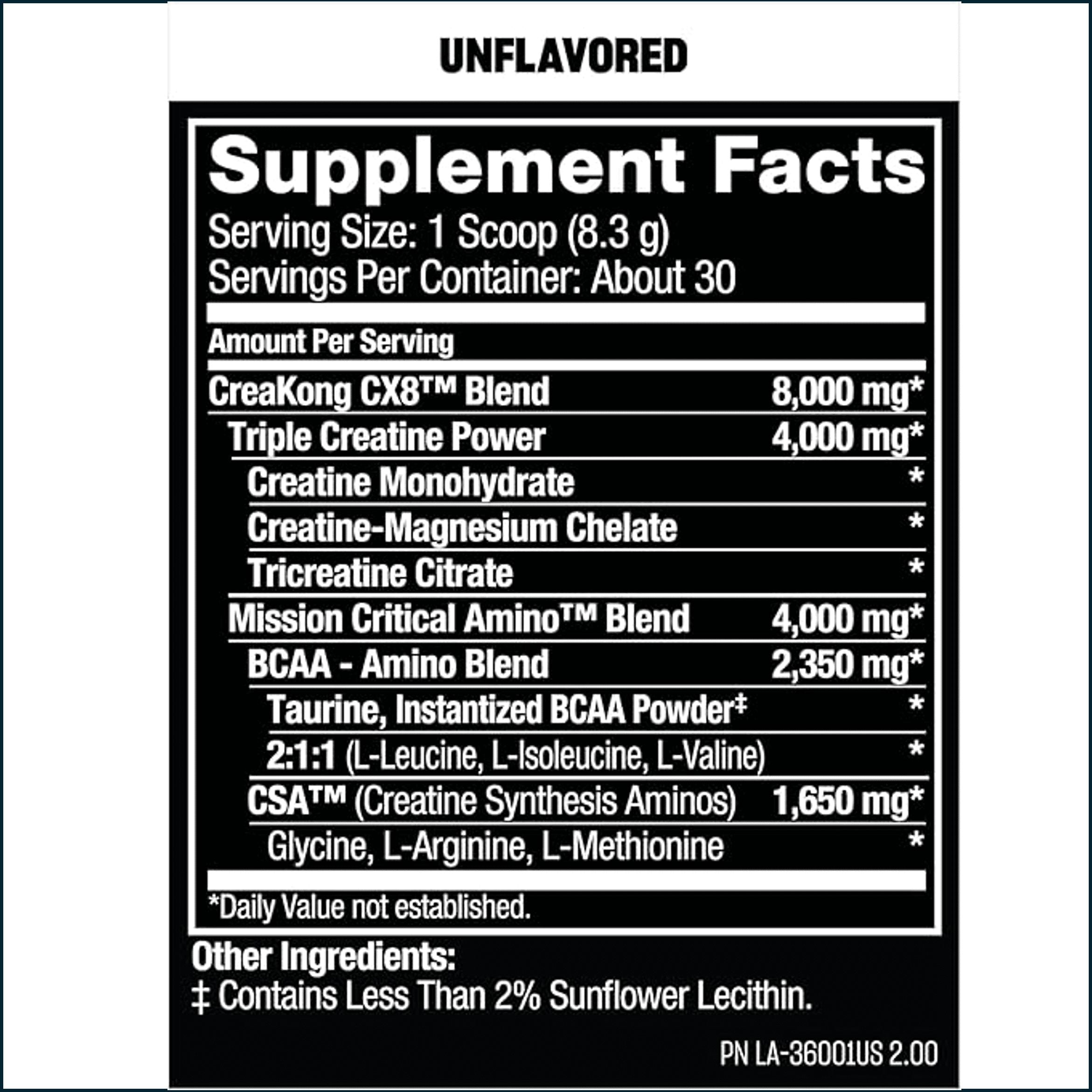 Mutant Creakong CX8 Creatine, 30 servings