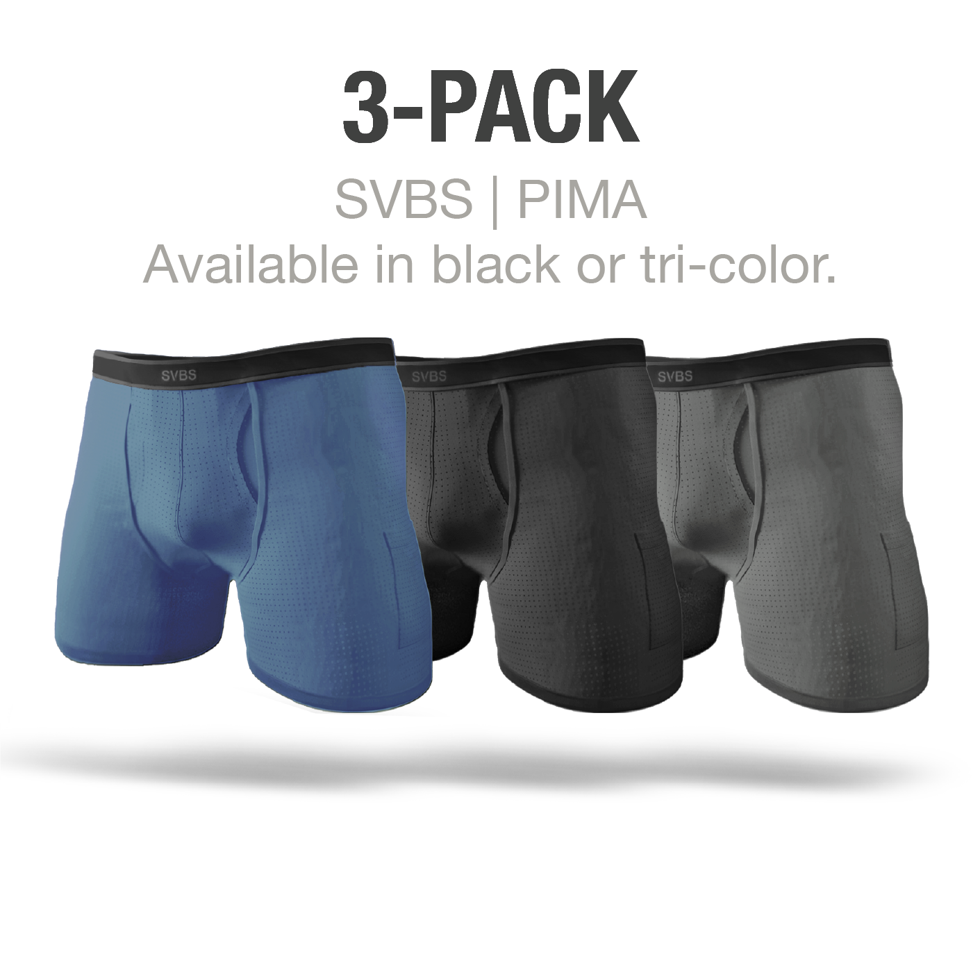 SVBPIMA TRI-POUCH™ BOXERS - PIMA COTTON