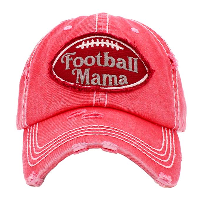 Football Mama Vintage Baseball Cap