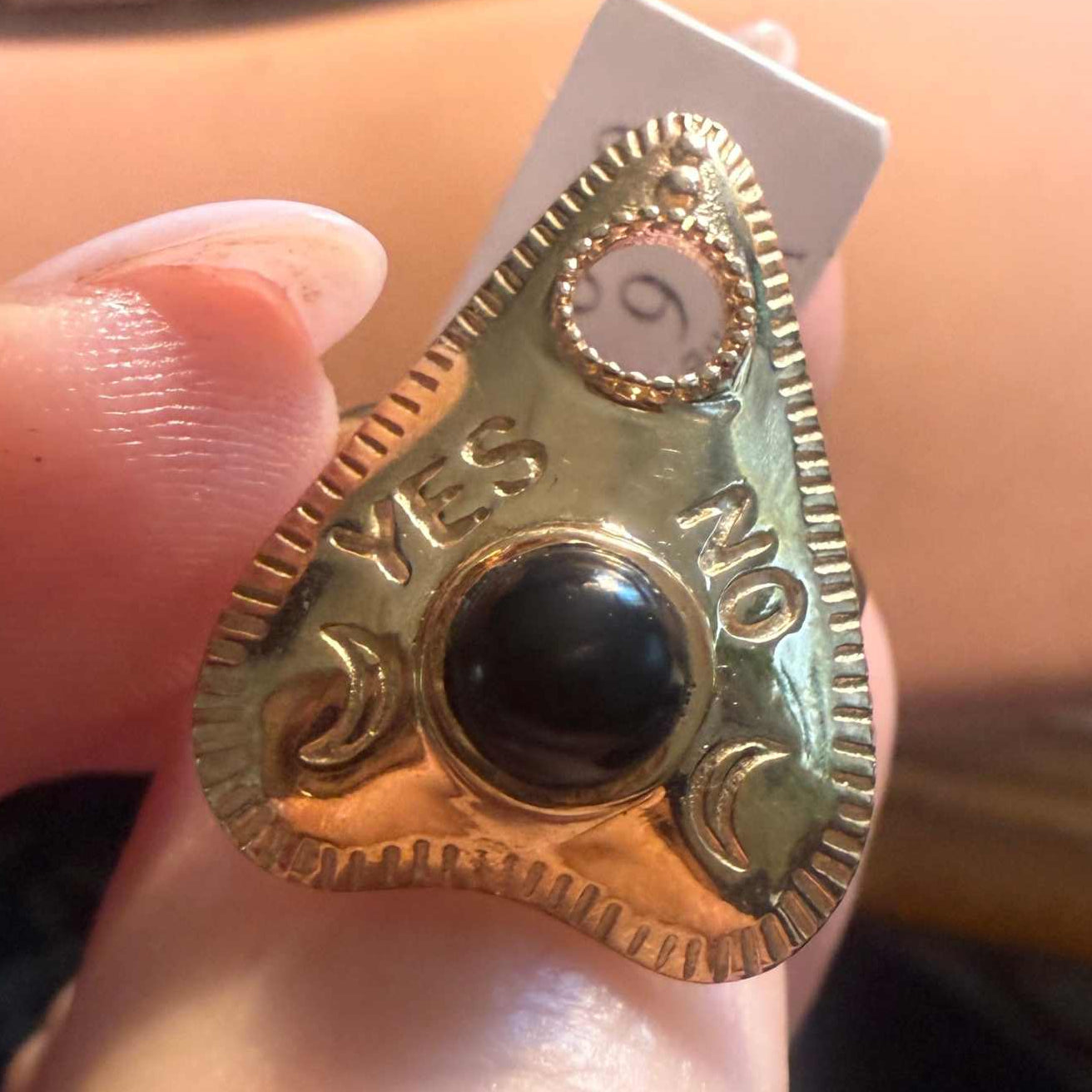Planchette Ring | Sterling Silver & Gold Vermeil
