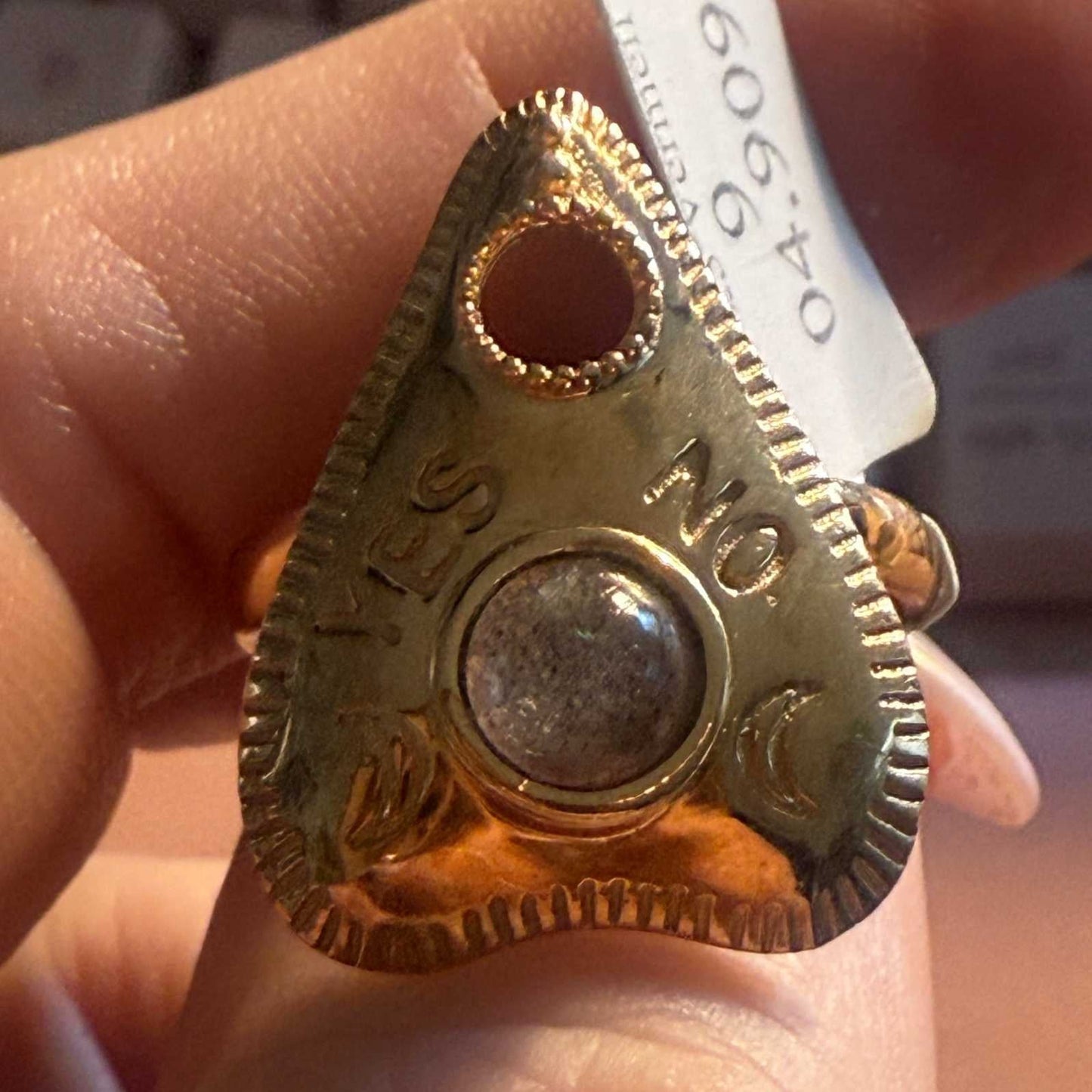Planchette Ring | Sterling Silver & Gold Vermeil