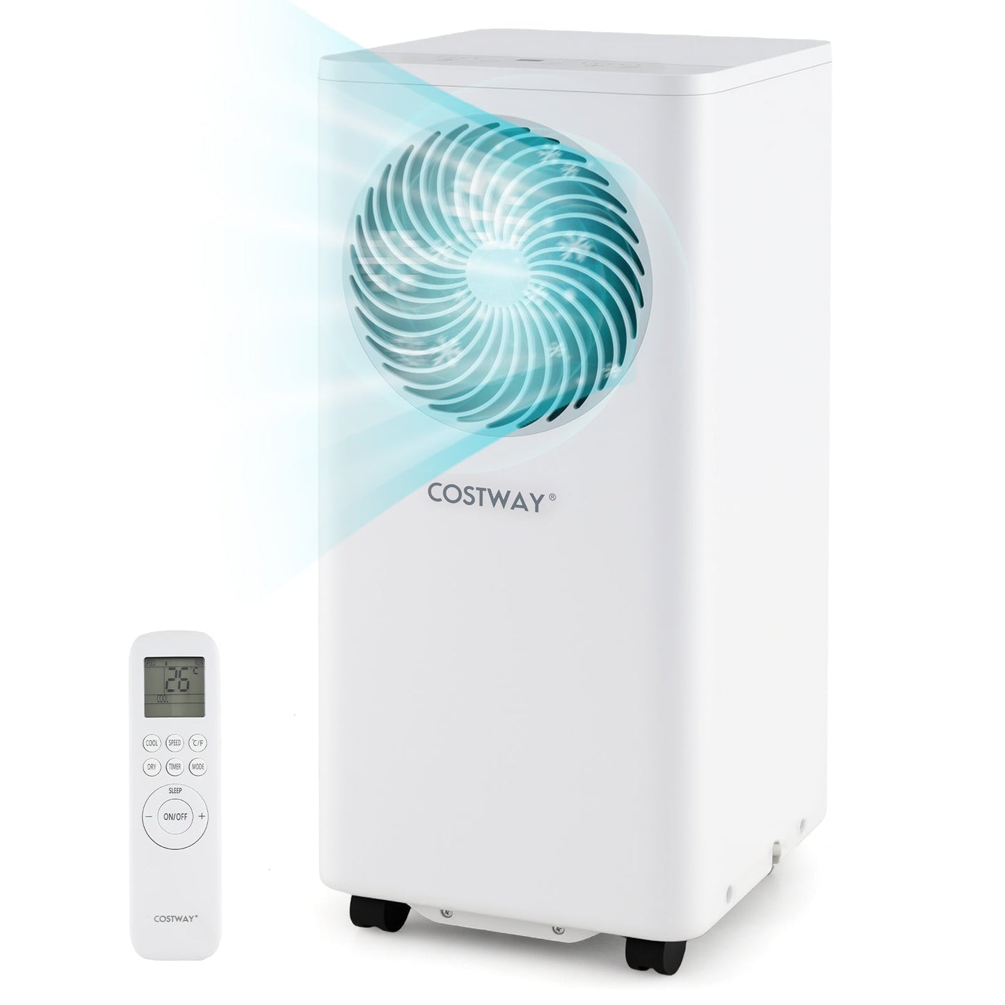 8200/10000 BTU Portable Air Conditioner 3-in-1 Stand up AC Unit with Dehumidifier