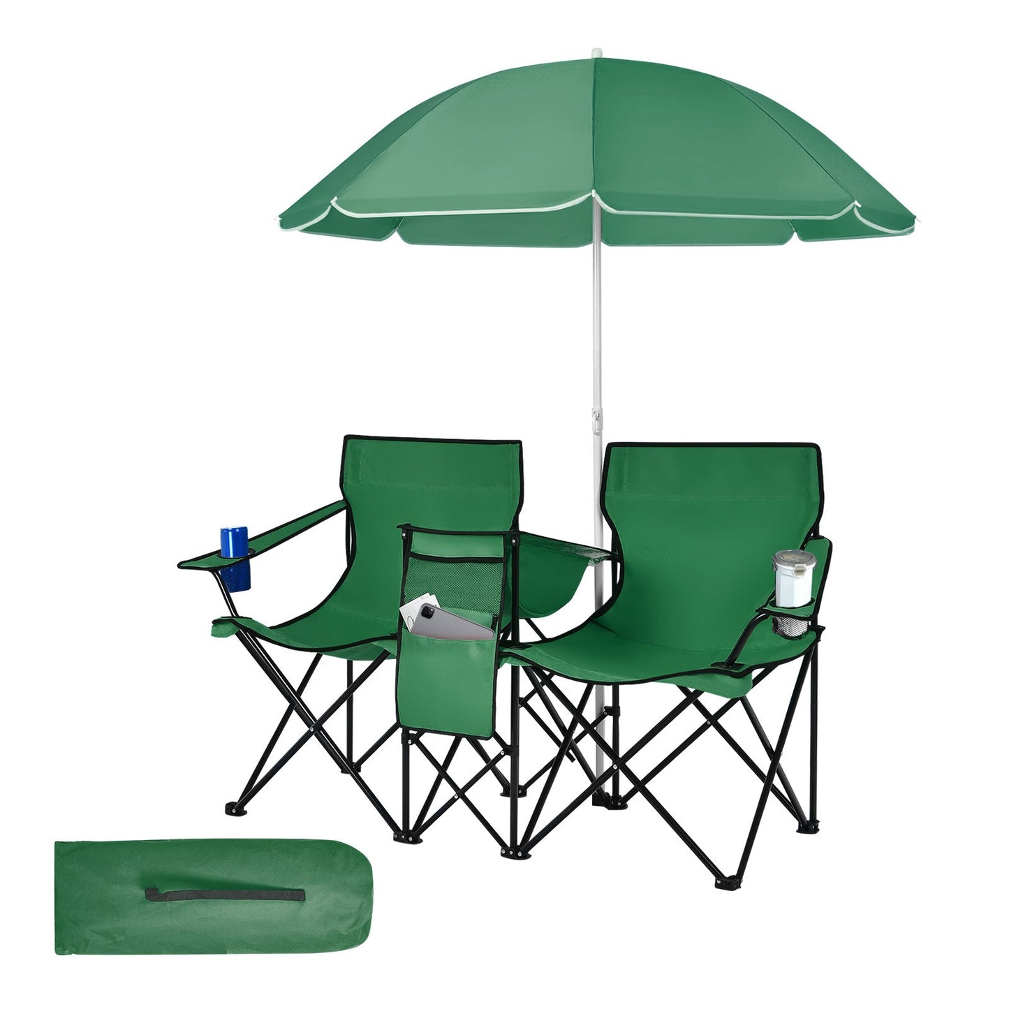 Portable Folding Picnic Double Chair