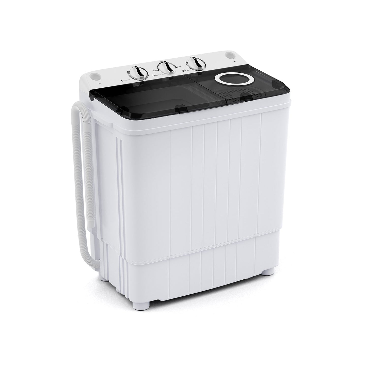17.6 lbs Portable Washing Machine with Drain Pump