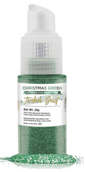 Tinker Dust Edible Glitter Spray Pump Bottle- Christmas Green