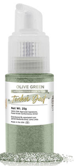 Tinker Dust Edible Glitter Spray Pump Bottle- Olive Green