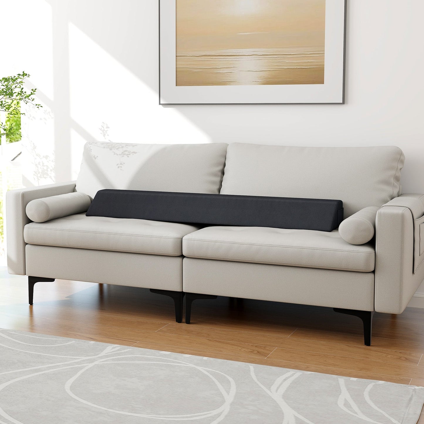 Bed Wedge Pillow with Storage Bag