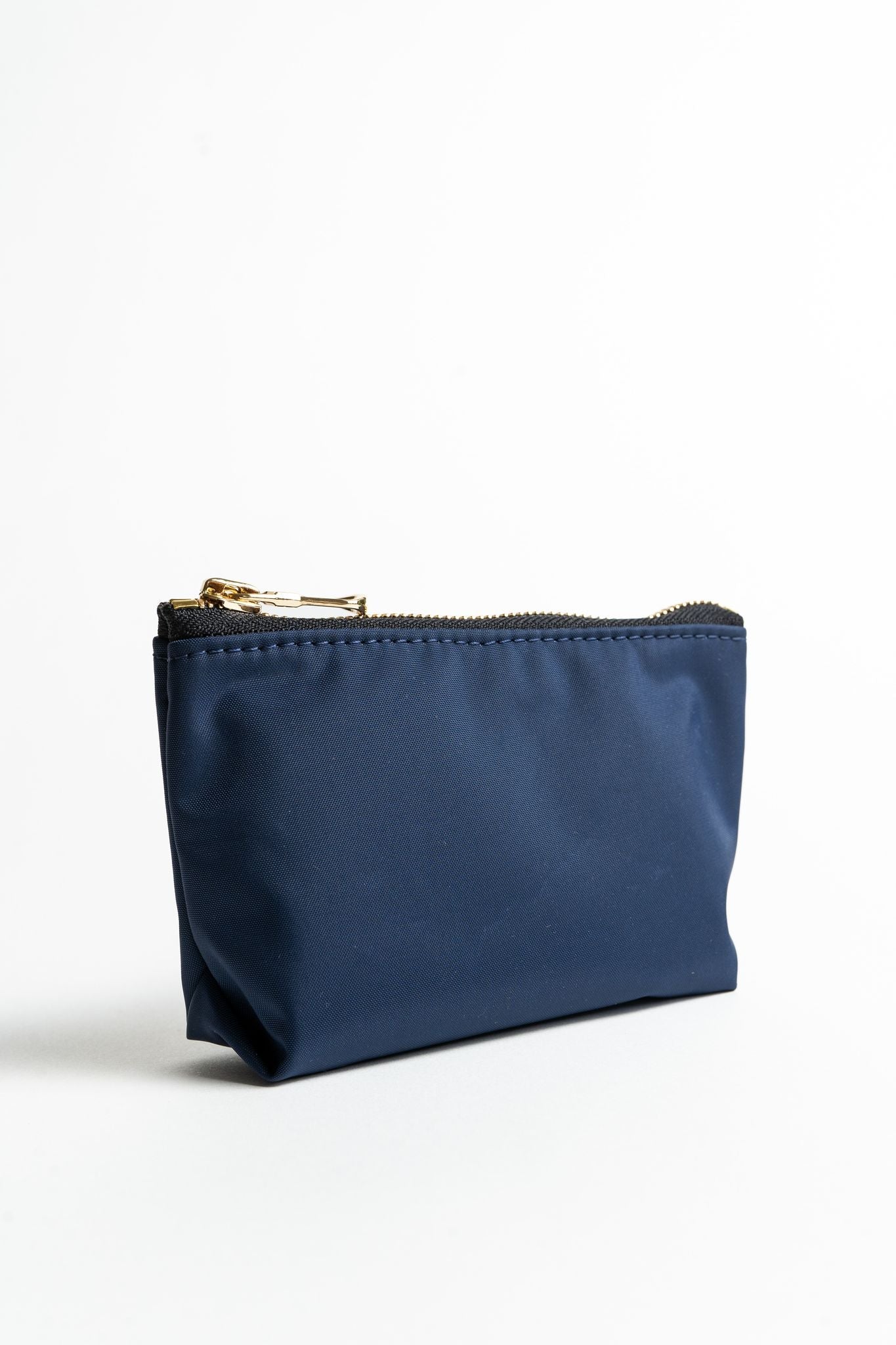 Lucy Mini Zipper Pouch | Navy Nylon