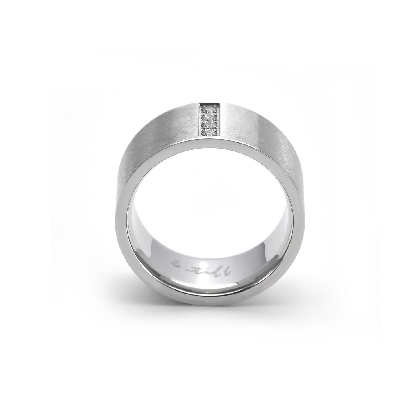 RG223W B.Tiff 4-Stone Wide Ring [Wide Band]