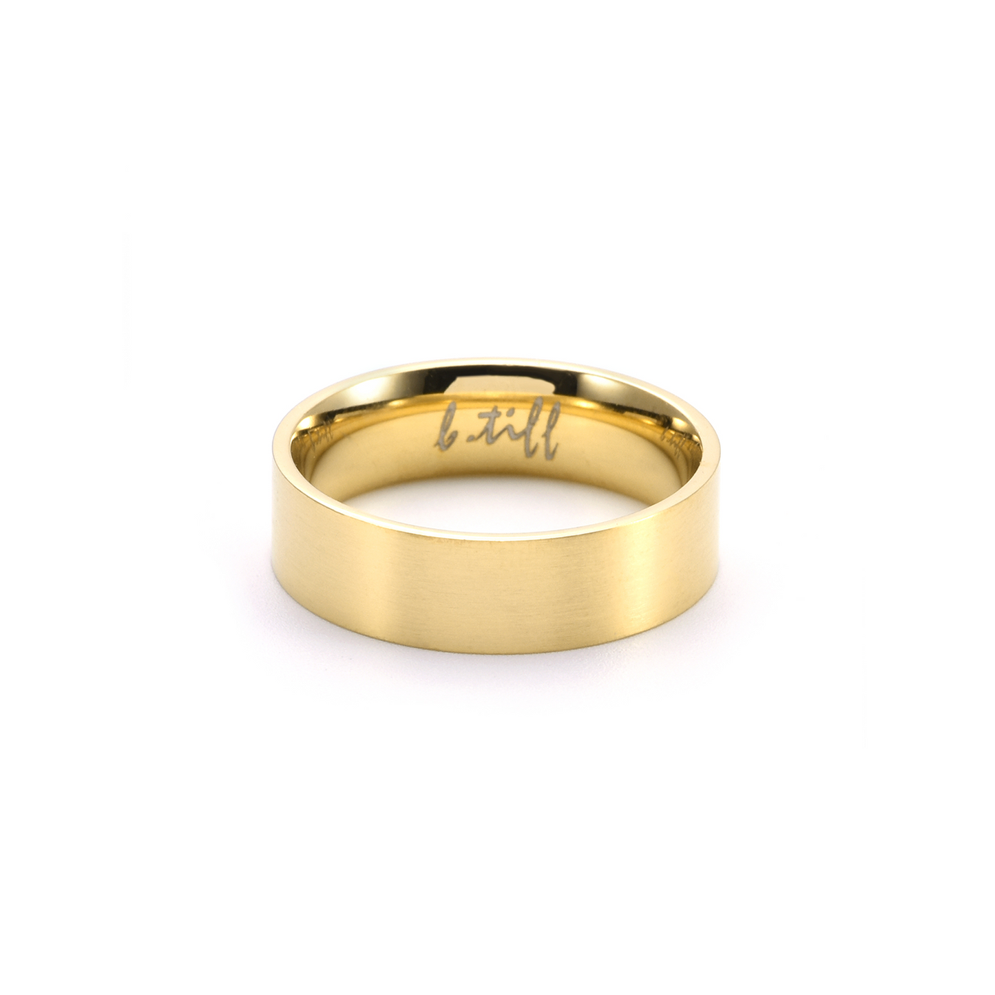 RG600G B.Tiff Gold Simplicity 6mm Stacking Plain Ring