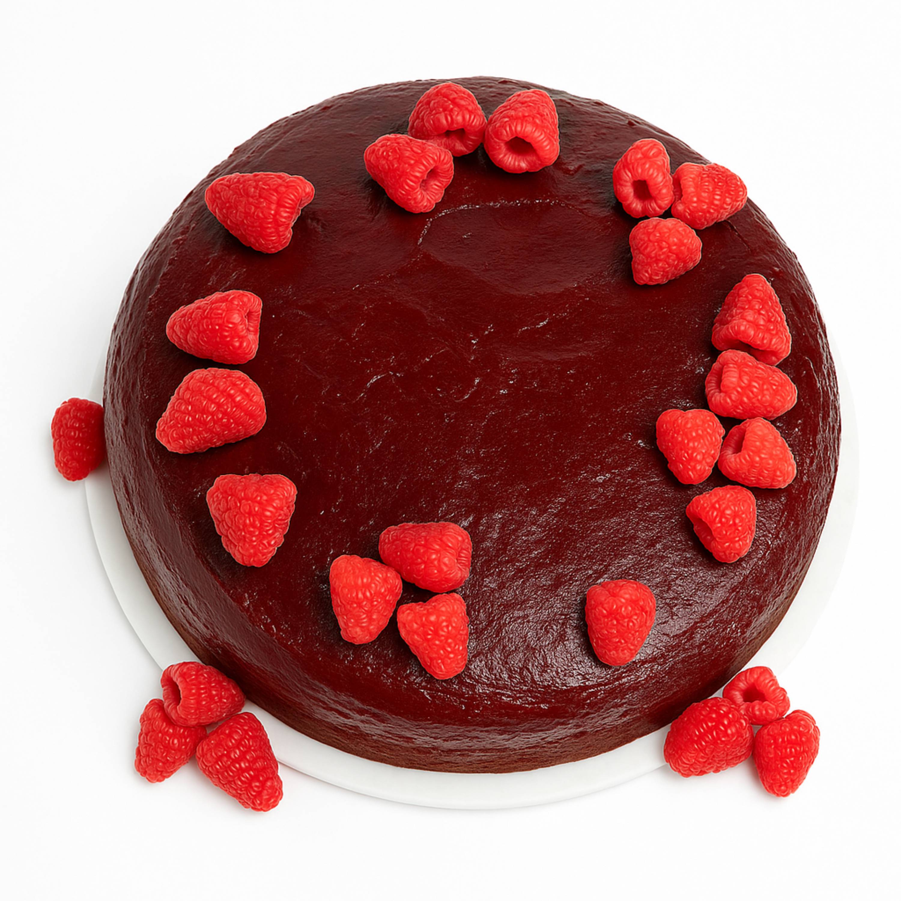 Andy Anand Chocolate Raspberry Cake, 9-Inch, 2.8 lb – Real Chocolate Truffles, Luxuriously Creamy, Birthday, Wedding & Anniversary Gift Box