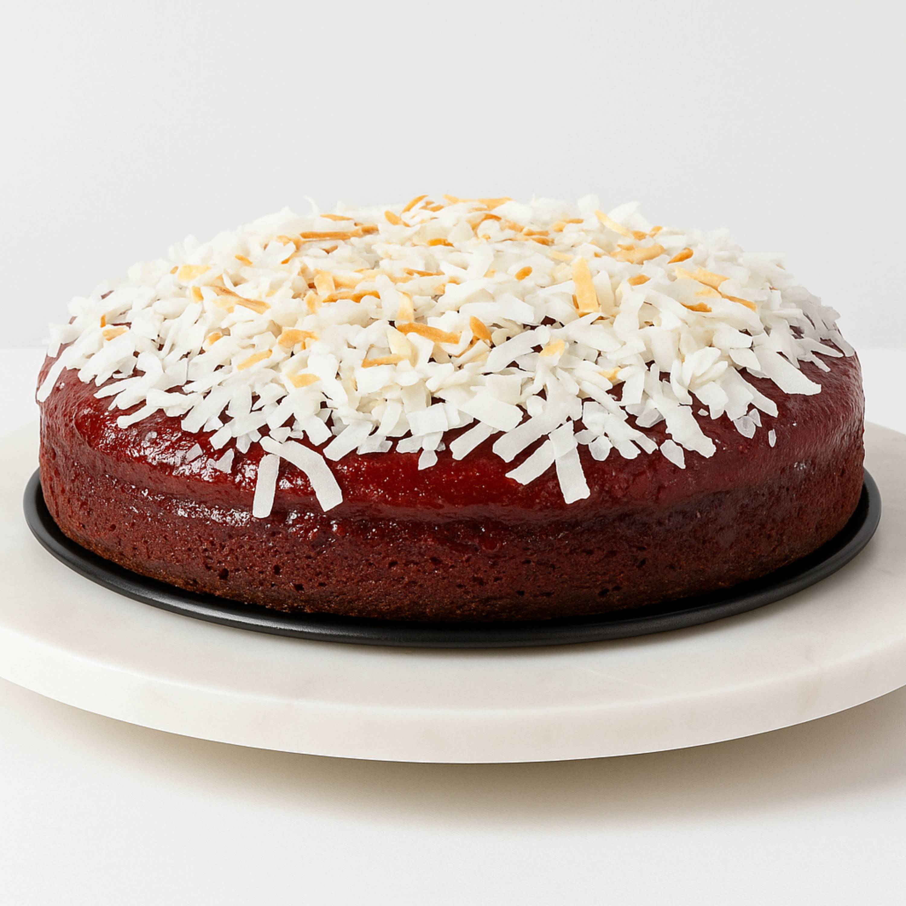 Andy Anand Sugar-Free Chocolate Raspberry Coconut Cake, 9-Inch, 2.8 lb – Chocolate Truffles, Diabetic-Friendly Birthday & Anniversary Gift