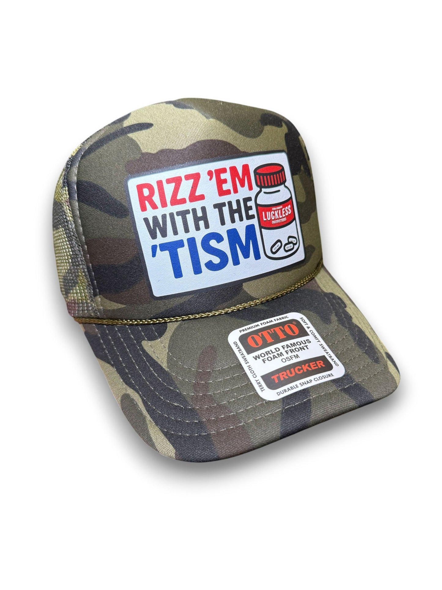 Rizz 'Em With The 'Tism Trucker Hat