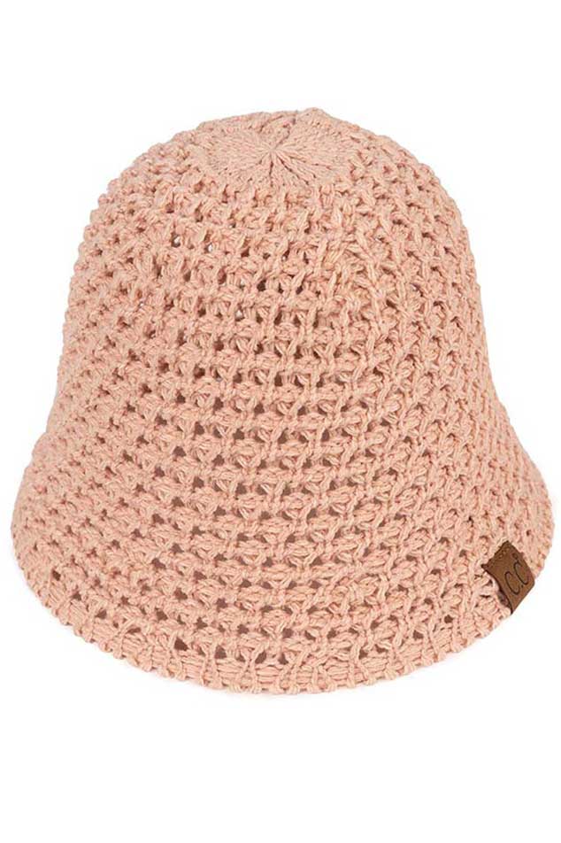 C.C Solid Knit Bucket Hat