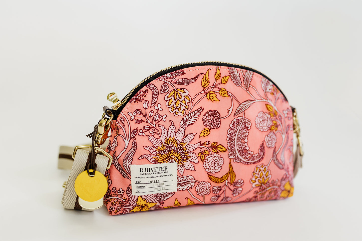 Hopper | Rose Bandana Printed Nylon Crossbody