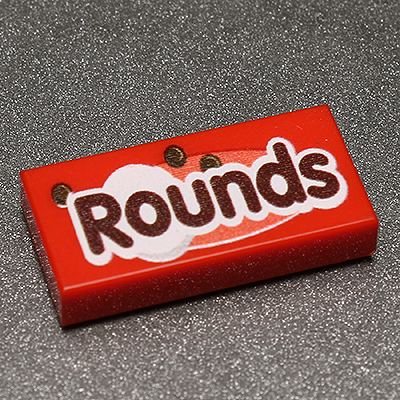Rounds - カスタムプリント 1x2 タイル