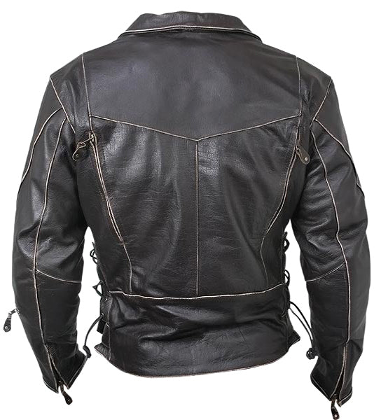 Men’s Brando Rub-Off Leather Jacket