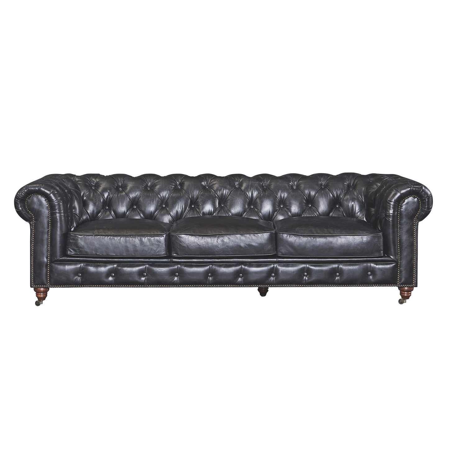Century Chesterfield Sofa - Slate Leather