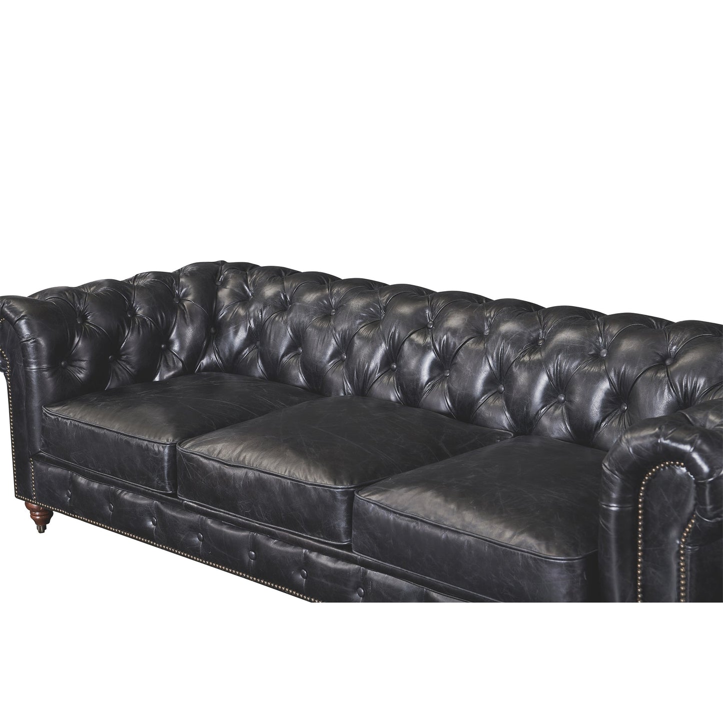 Century Chesterfield Sofa - Slate Leather