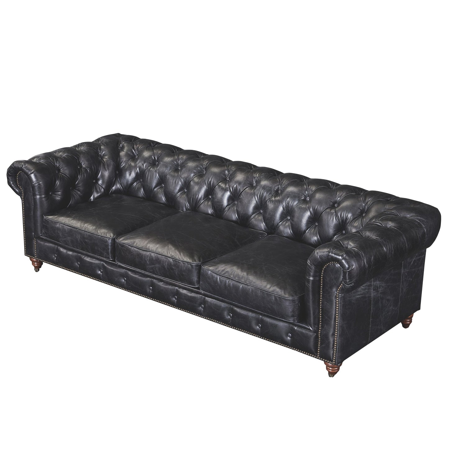 Century Chesterfield Sofa - Slate Leather