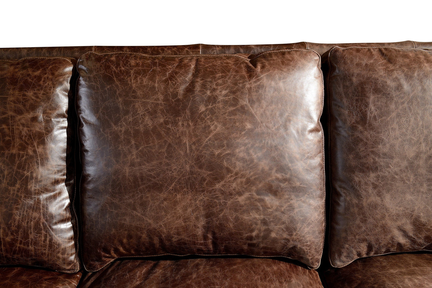 English Rolled Arm - Arm Chair - Dark Brown Leather