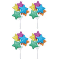 Star Balloon Clusters - Primary Colors - 12 or 36 Count
