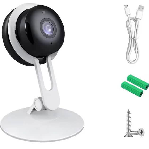 Caméra de sécurité domestique intelligente sans fil 3MP avec IA – Audio bidirectionnel, détection de mouvement, vision nocturne