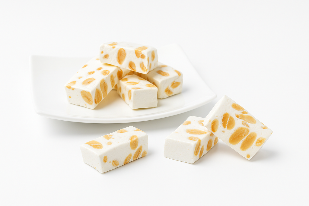 Andy Anand Sugar-Free & Gluten-Free Roasted Almond Nougat Brittle, 7 oz – Keto Italian Torrone Candy, Diabetic-Friendly Gourmet Holiday Gift