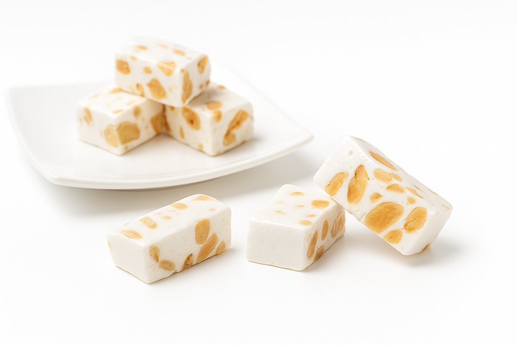 Andy Anand Sugar-Free & Gluten-Free Roasted Almond Nougat Brittle, 7 oz – Keto Italian Torrone Candy, Diabetic-Friendly Gourmet Holiday Gift