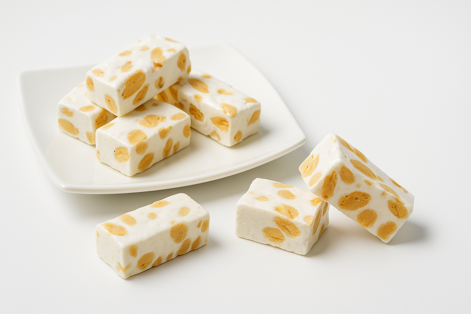 Andy Anand Sugar-Free & Gluten-Free Roasted Almond Nougat Brittle, 7 oz – Keto Italian Torrone Candy, Diabetic-Friendly Gourmet Holiday Gift