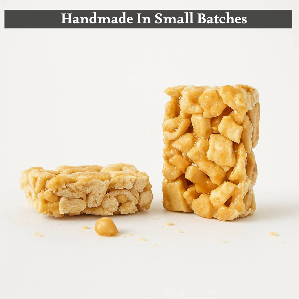 Andy Anand Sugar-Free Cashew Brittle, 7 oz – No Added Sugar, Keto-Friendly, Gluten-Free Handmade Snack, Diabetic-Friendly Birthday Gift Box