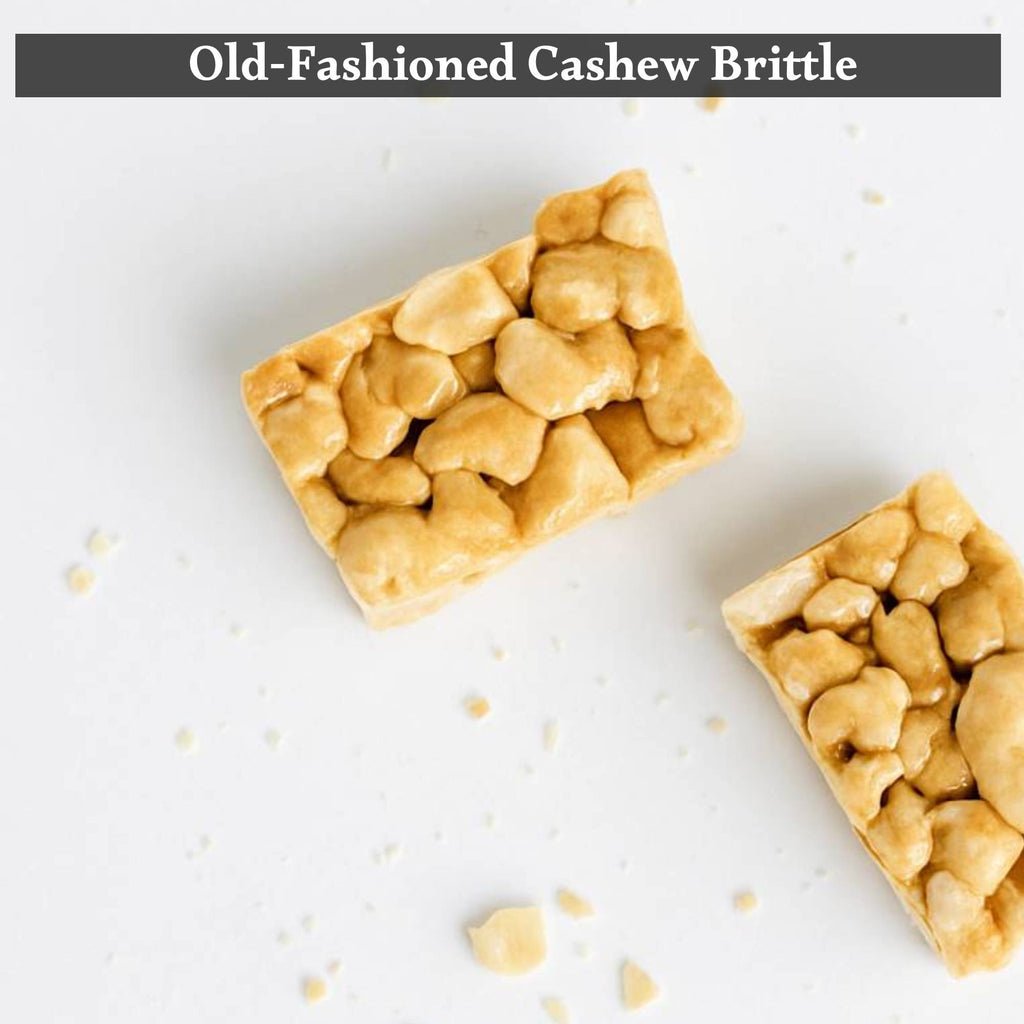 Andy Anand Sugar-Free Cashew Brittle, 7 oz – No Added Sugar, Keto-Friendly, Gluten-Free Handmade Snack, Diabetic-Friendly Birthday Gift Box