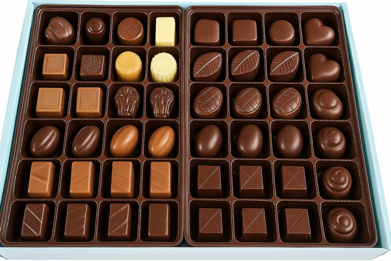 Andy Anand Sugar-Free Belgian Chocolate Truffles Gift Box, 48 pc – Gluten-Free, Handcrafted Diabetic Snacks, Gourmet Birthday & Holiday Gift