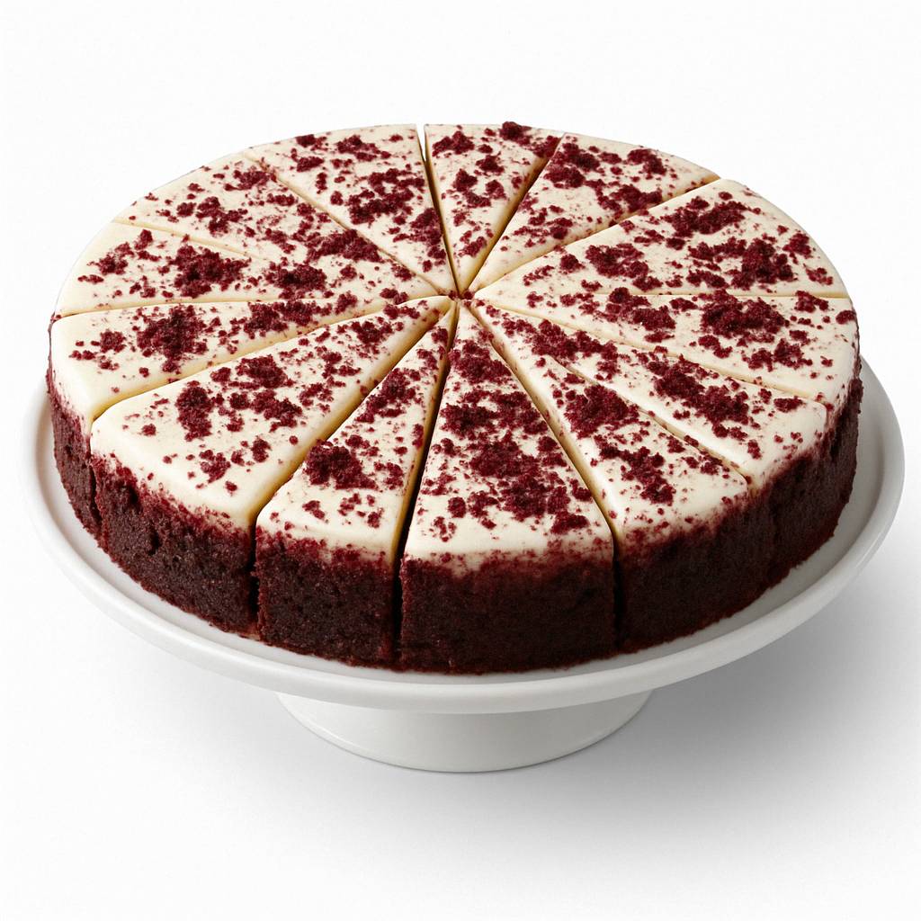 Andy Anand Sugar-Free Red Velvet Cheesecake, 9-Inch, 2 lb – Diabetic-Friendly, California Cream Cheese, No Preservatives, Birthday Gift Box