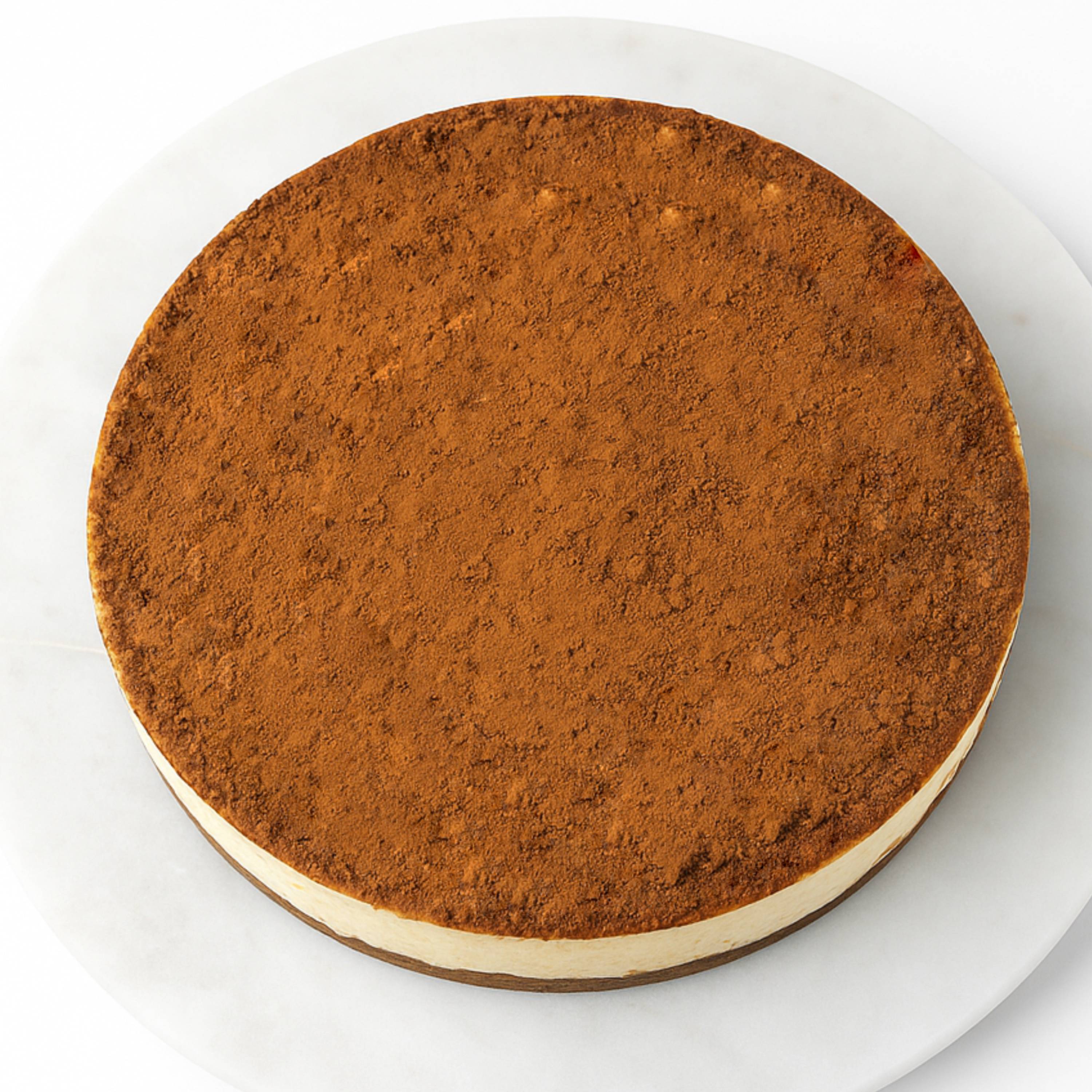 Andy Anand Sugar-Free Tiramisu Mousse Chiffon Cake, 2.2 lb – Coffee Sponge, Mascarpone Mousse, Keto & Diabetic-Friendly Birthday Gift Box