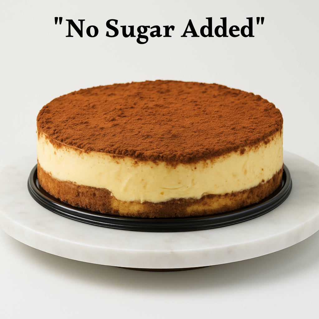 Andy Anand Sugar-Free Tiramisu Mousse Chiffon Cake, 2.2 lb – Coffee Sponge, Mascarpone Mousse, Keto & Diabetic-Friendly Birthday Gift Box
