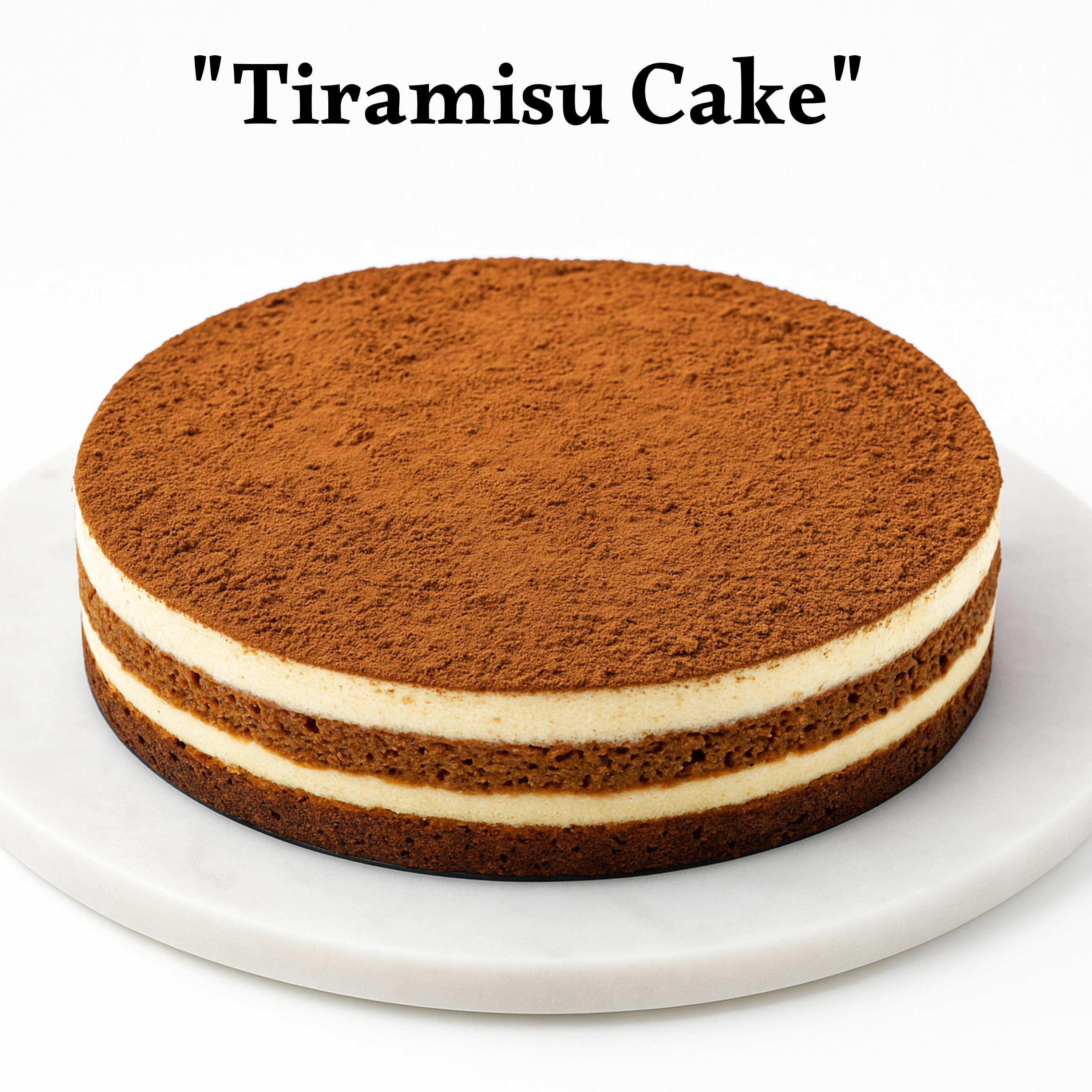 Andy Anand Sugar-Free Tiramisu Mousse Chiffon Cake, 2.2 lb – Coffee Sponge, Mascarpone Mousse, Keto & Diabetic-Friendly Birthday Gift Box