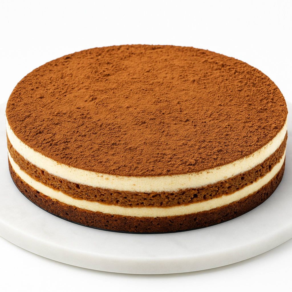 Andy Anand Sugar-Free Tiramisu Mousse Chiffon Cake, 2.2 lb – Coffee Sponge, Mascarpone Mousse, Keto & Diabetic-Friendly Birthday Gift Box