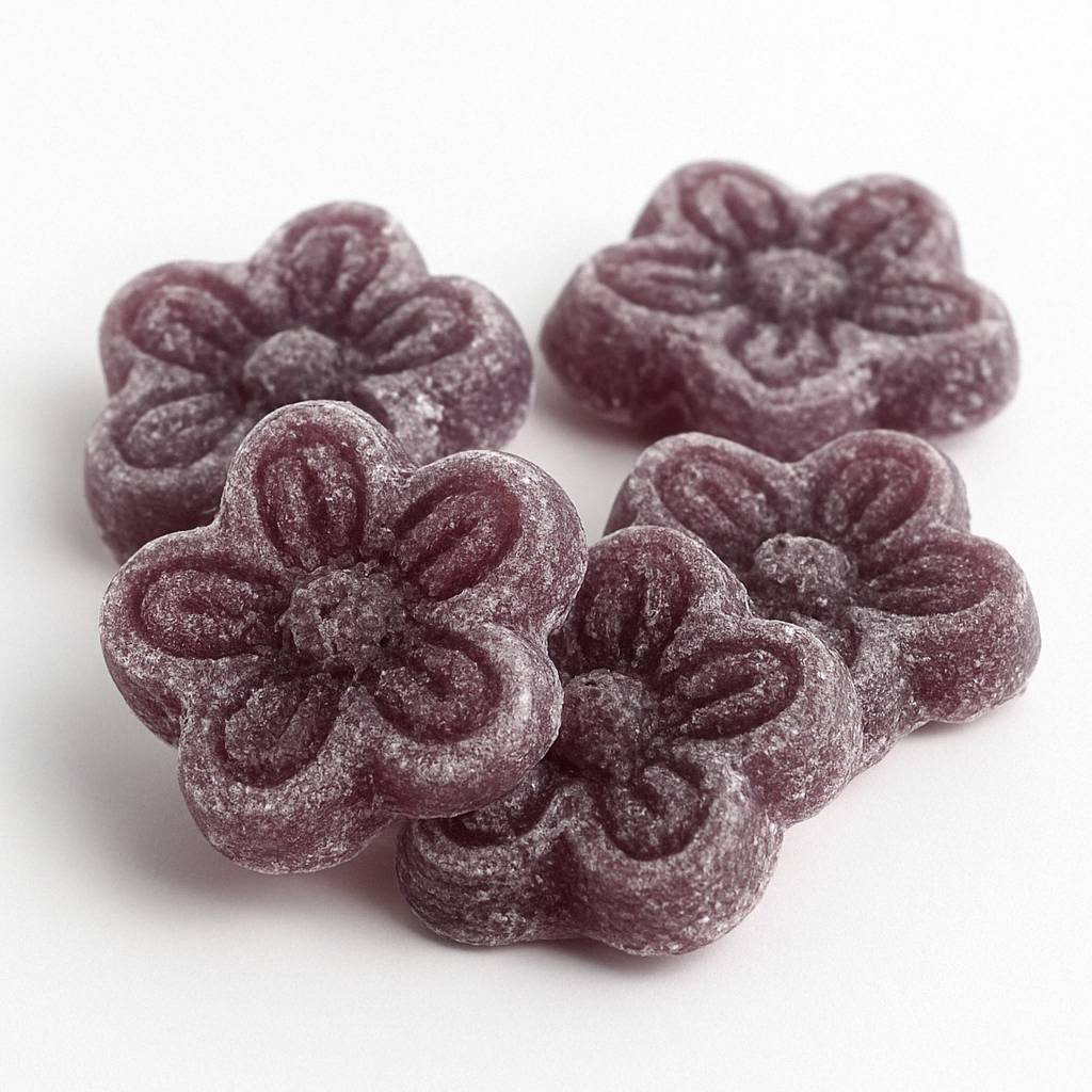 Andy Anand Sugar-Free Violet Candy Dragees, 100 pc, 2-Pack – Old-World European, Stevia Sweetened, Keto & Diabetic-Friendly Gourmet Gift Box