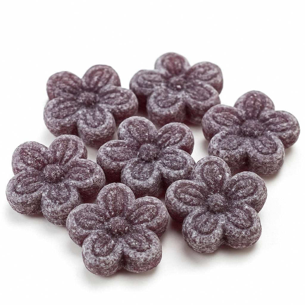 Andy Anand Sugar-Free Violet Candy Dragees, 100 pc, 2-Pack – Old-World European, Stevia Sweetened, Keto & Diabetic-Friendly Gourmet Gift Box