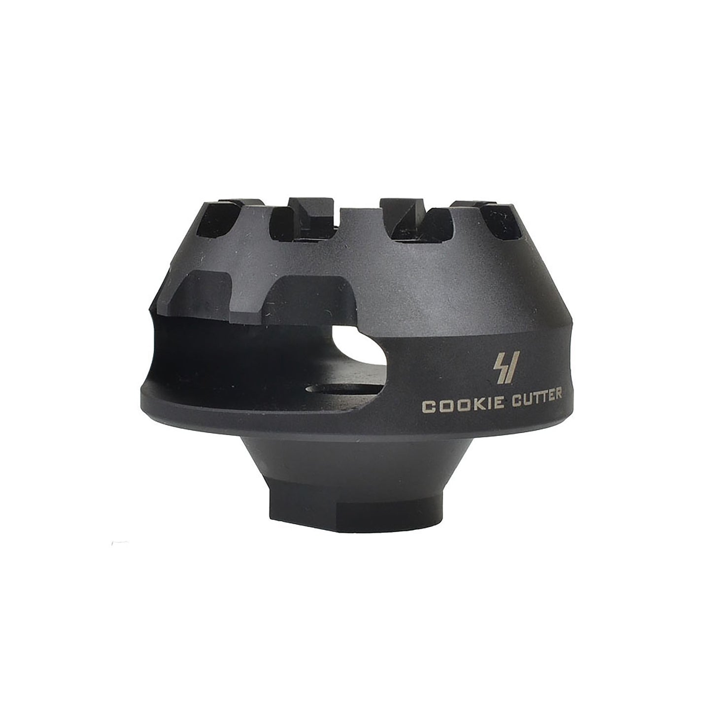 Cookie Cutter Muzzle Brake - Single Chamber Design to Eliminate Recoil Force - For AR/ AK pistols