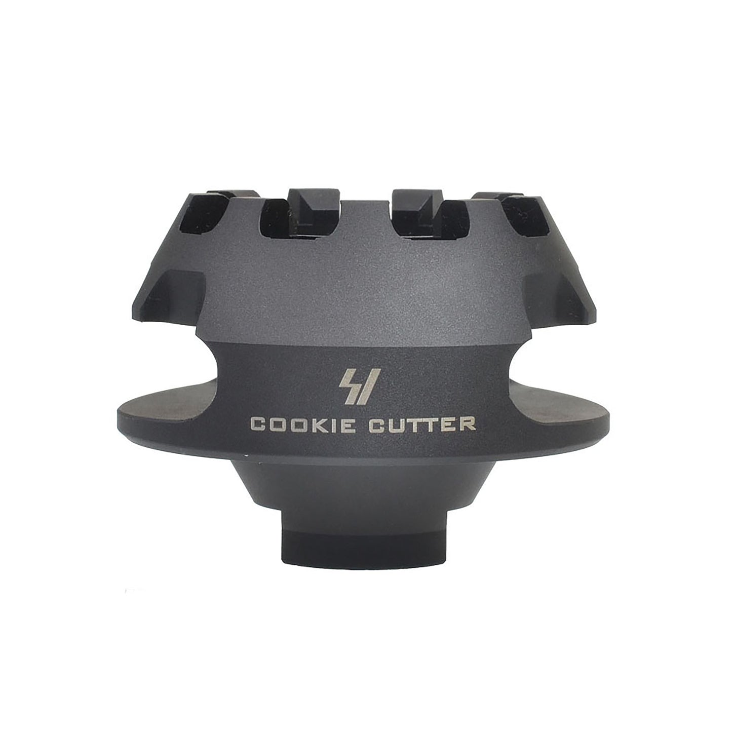 Cookie Cutter Muzzle Brake - Single Chamber Design to Eliminate Recoil Force - For AR/ AK pistols