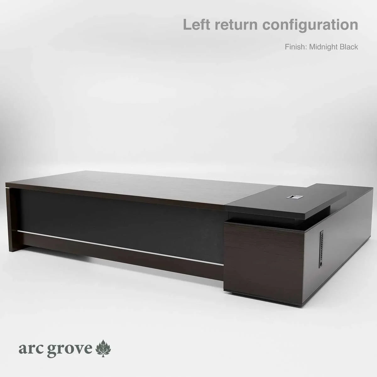 Hershey · Modern L-Shaped Executive Desk